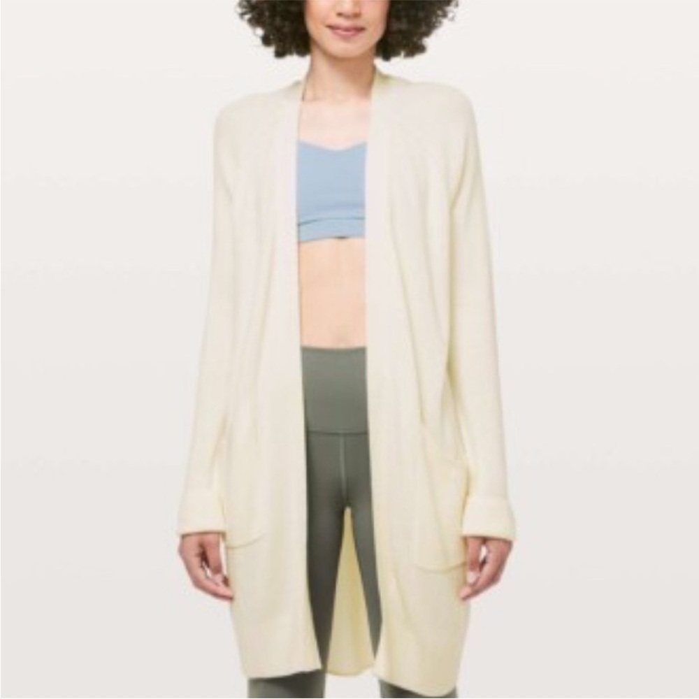 Lululemon Athletica Cream Cardigan